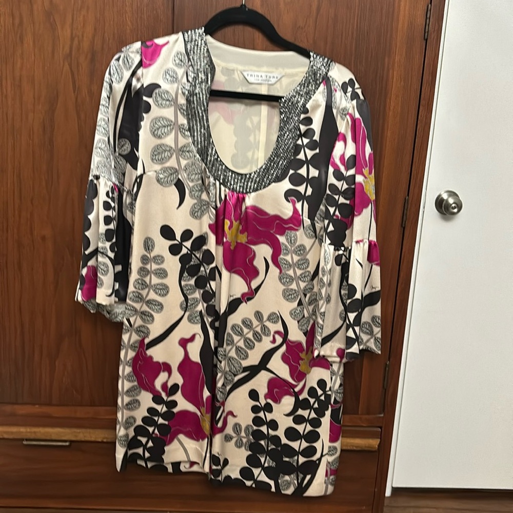 Trina Turk dress to knee.